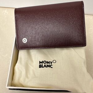 New W/ Box Mont Blanc Card Holder | Made in Italy